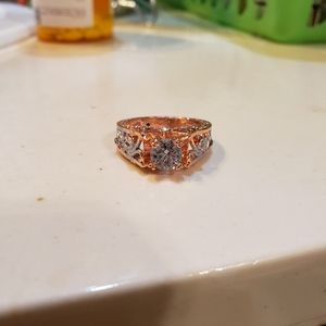 Rose Gold Cubic Zirconia Ring